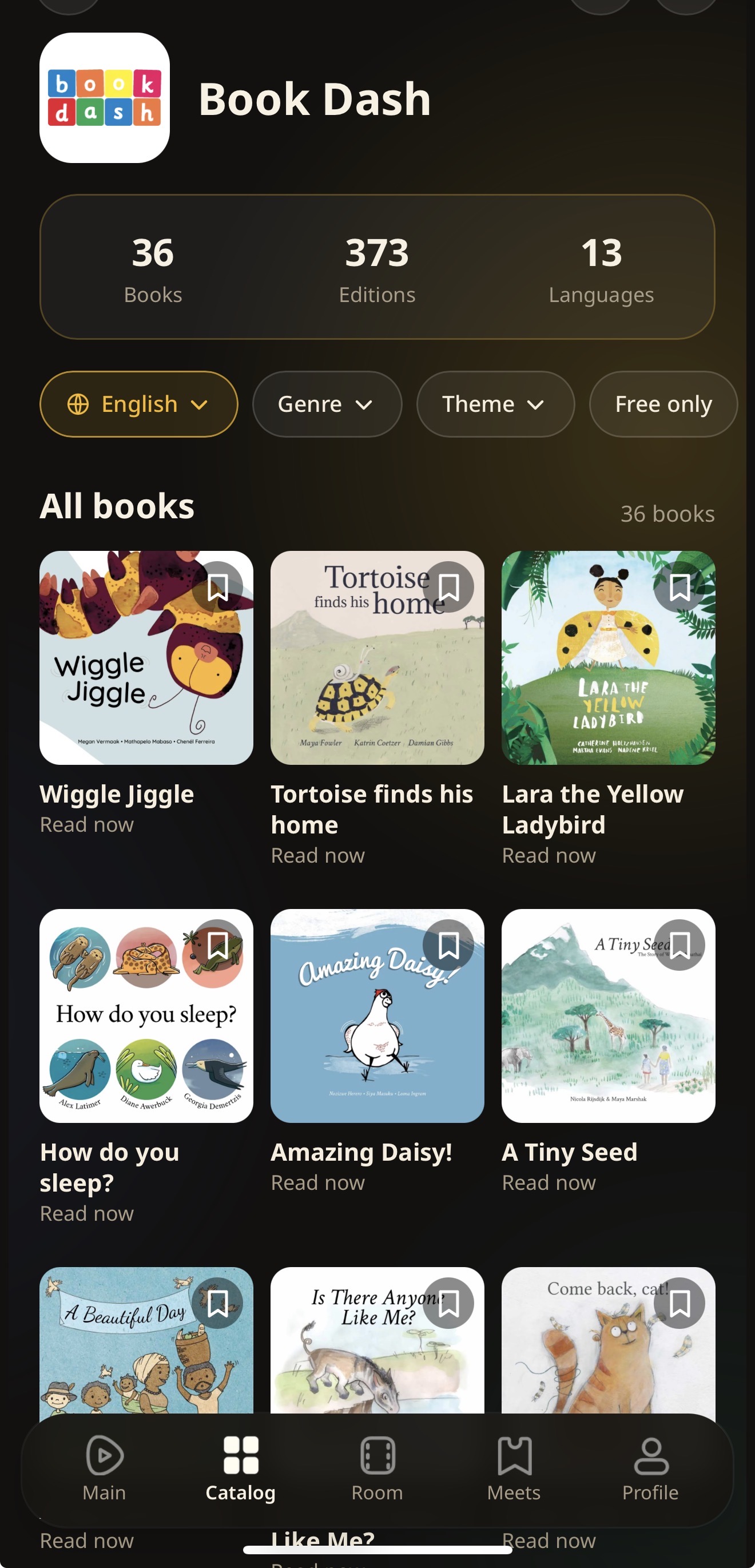 A publisher shelf in the Tepa catalog